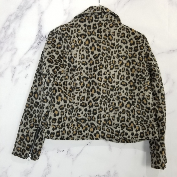 Cupcakes and Cashmere Margaux Leopard Moto Jacket - Picture 9 of 11